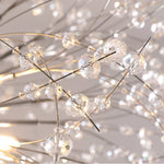 50cm Dandelion Ceiling Light Chandelier 6-light Modern Flush Mount Ceiling Light Fixture | Chrome