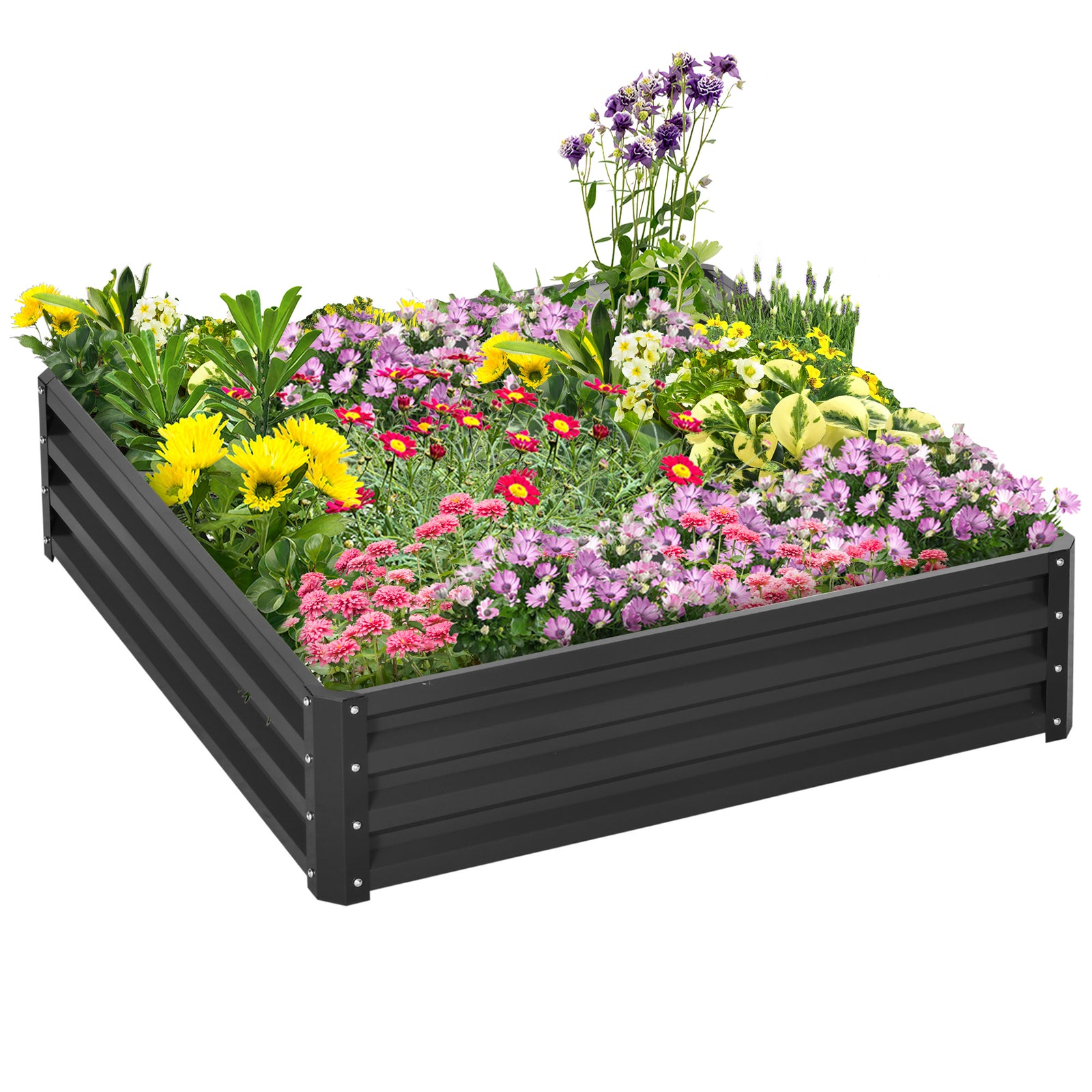 432l Raised Garden Bed Gardner Frame Kit | Dark Gray