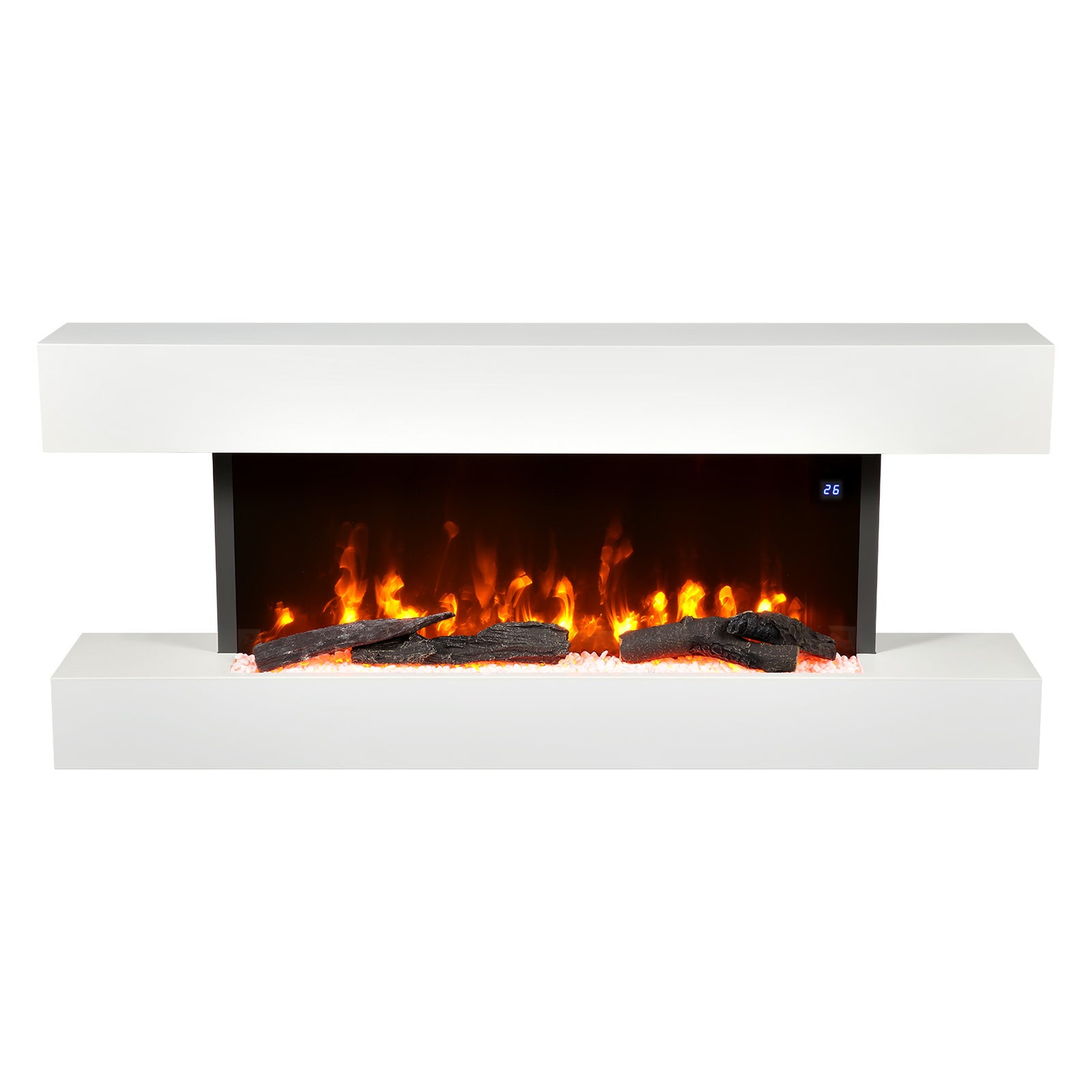 Breeins Wall-mounted Electric Fireplace With Remote Control