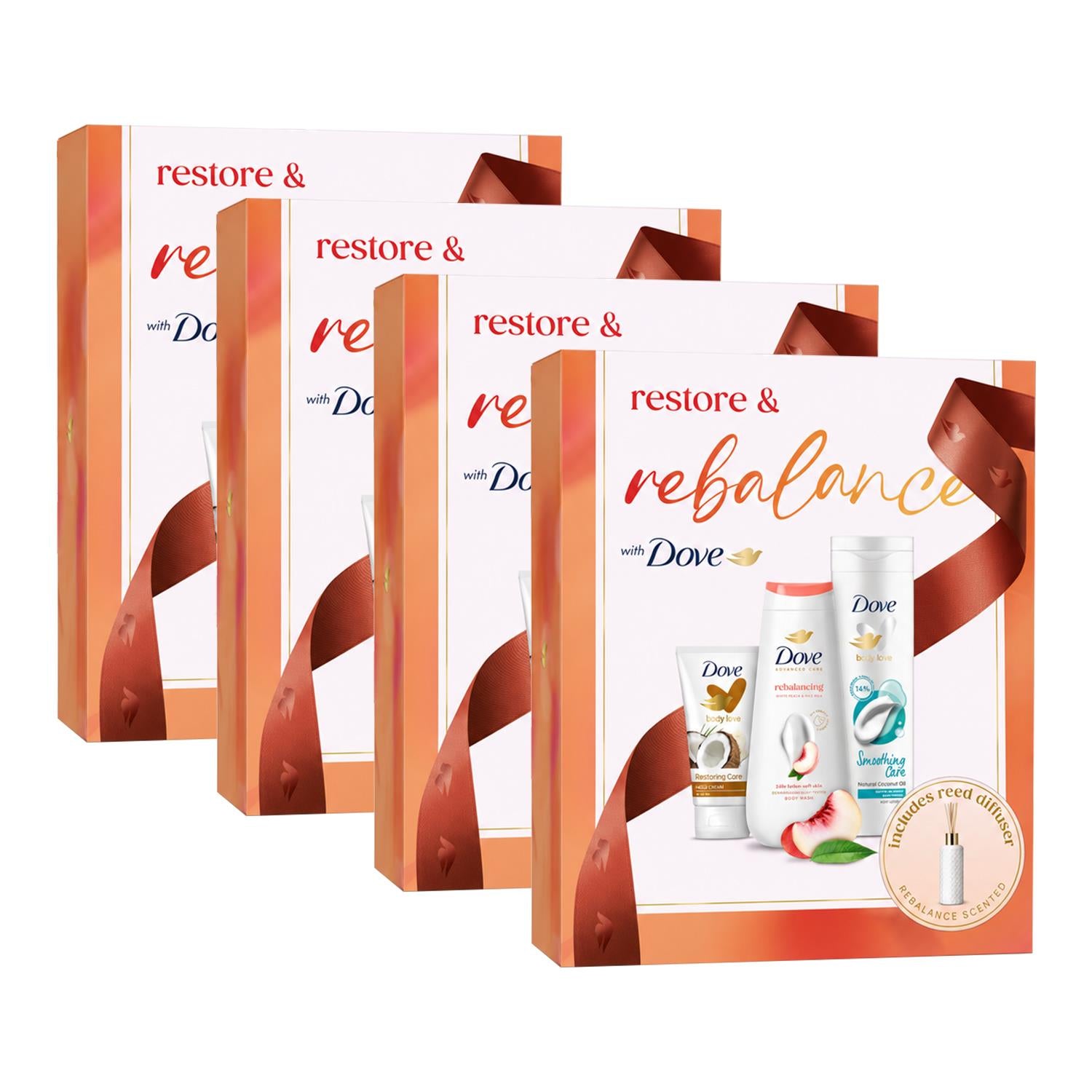 Restore And Rebalance Gift Set With Body Lotion And Diffuser | Set of 4