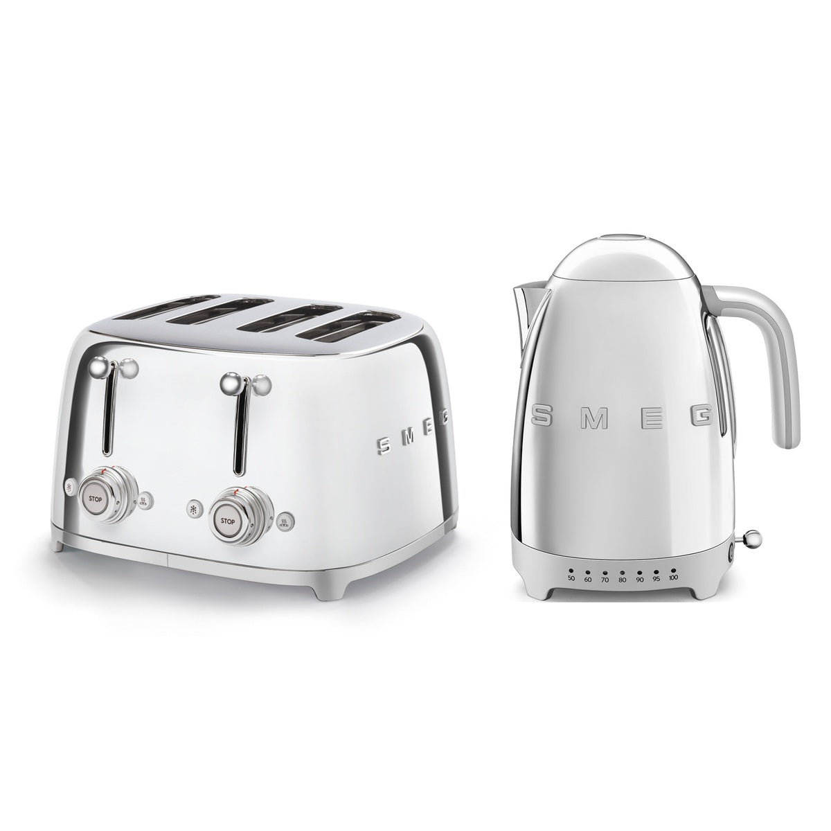 Tsf03, Klf04 4-slice Toaster & Variable Temperature Kettle | Silver