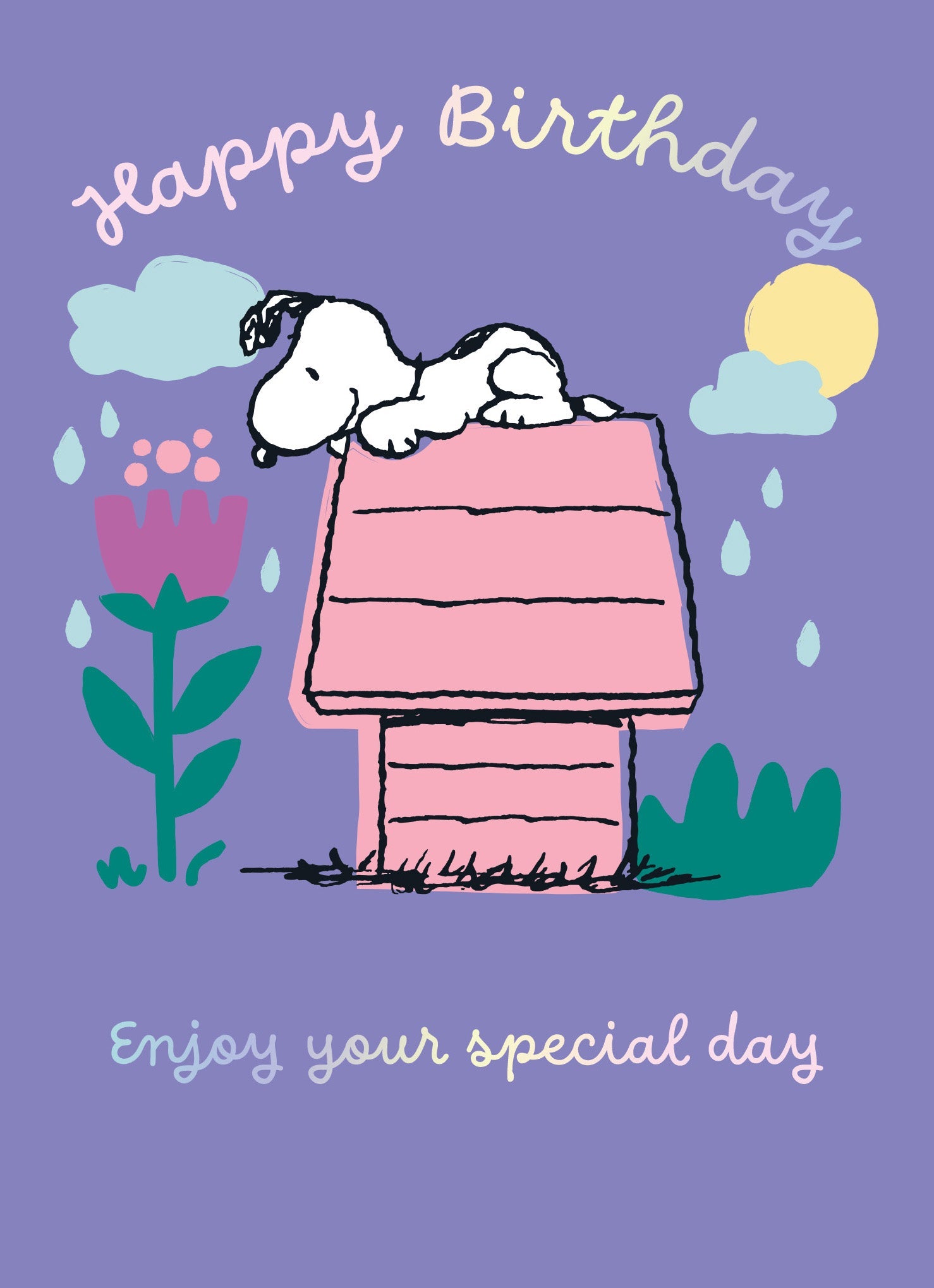 Peanuts Snoopy Birthday Card Official Product
