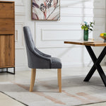 Set Of 2 Ravenna Velvet Dining Chairs