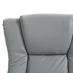 Pu Leather Office Chair W/ Foot Rest