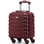 40x30x20cm Cabin Carry-on Suitcase - Lightweight, Durable, 4-wheel Luggage - 100+ Airlines Approved | Cabin | Burgundy
