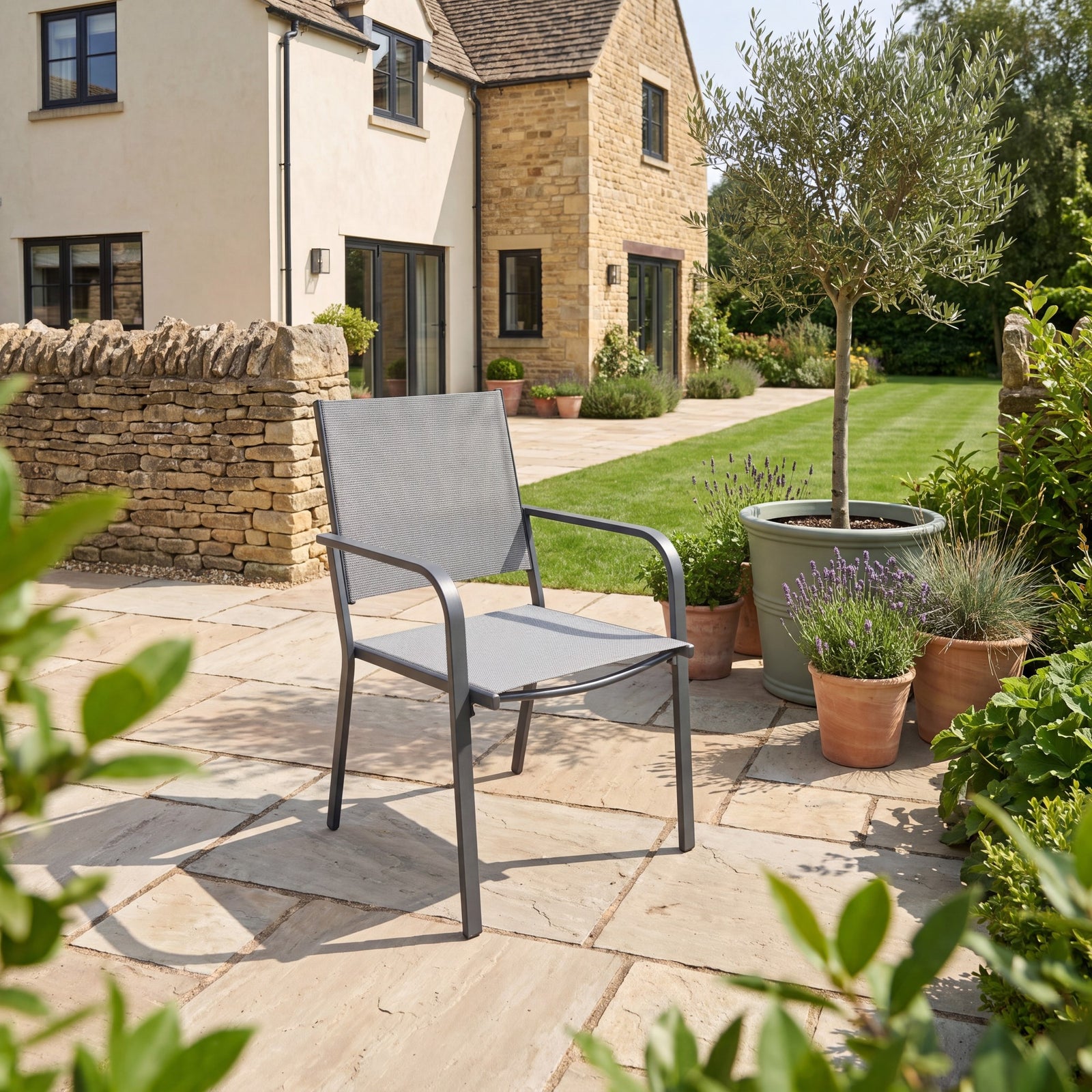 Artemis Home Rivington 4 Seater Steel Garden Dining Set