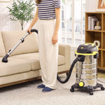 HOMCOM 1400w Vacuum Cleaner With Blowing Mode, Yellow