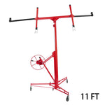 11ft Drywall Lifter With Rolling Casters Panel Hoist | Red