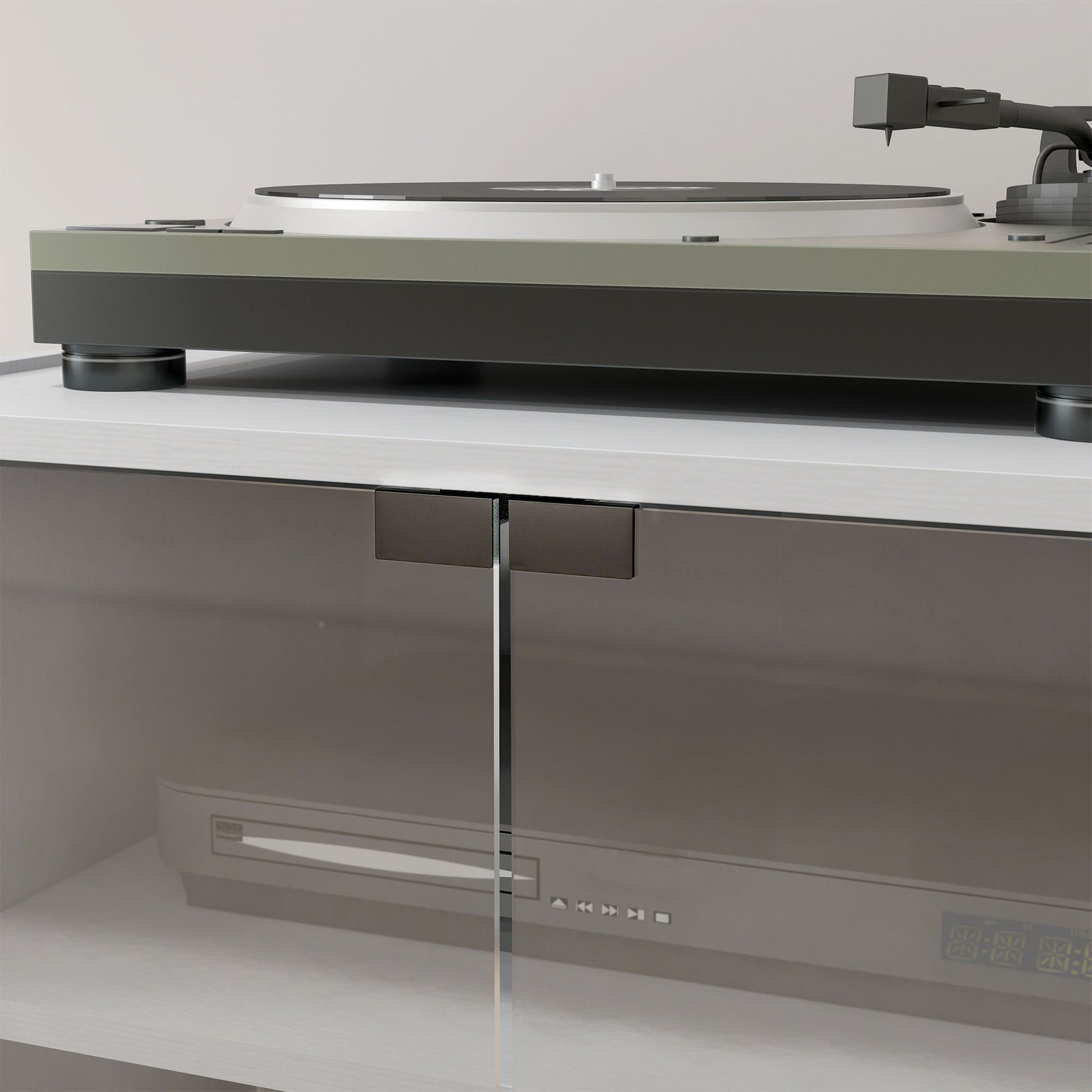 4-tier Hi-fi Stand With Adjustable Shelves | White