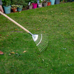 Garden Life Lightweight Stainless Steel Lawn Rake