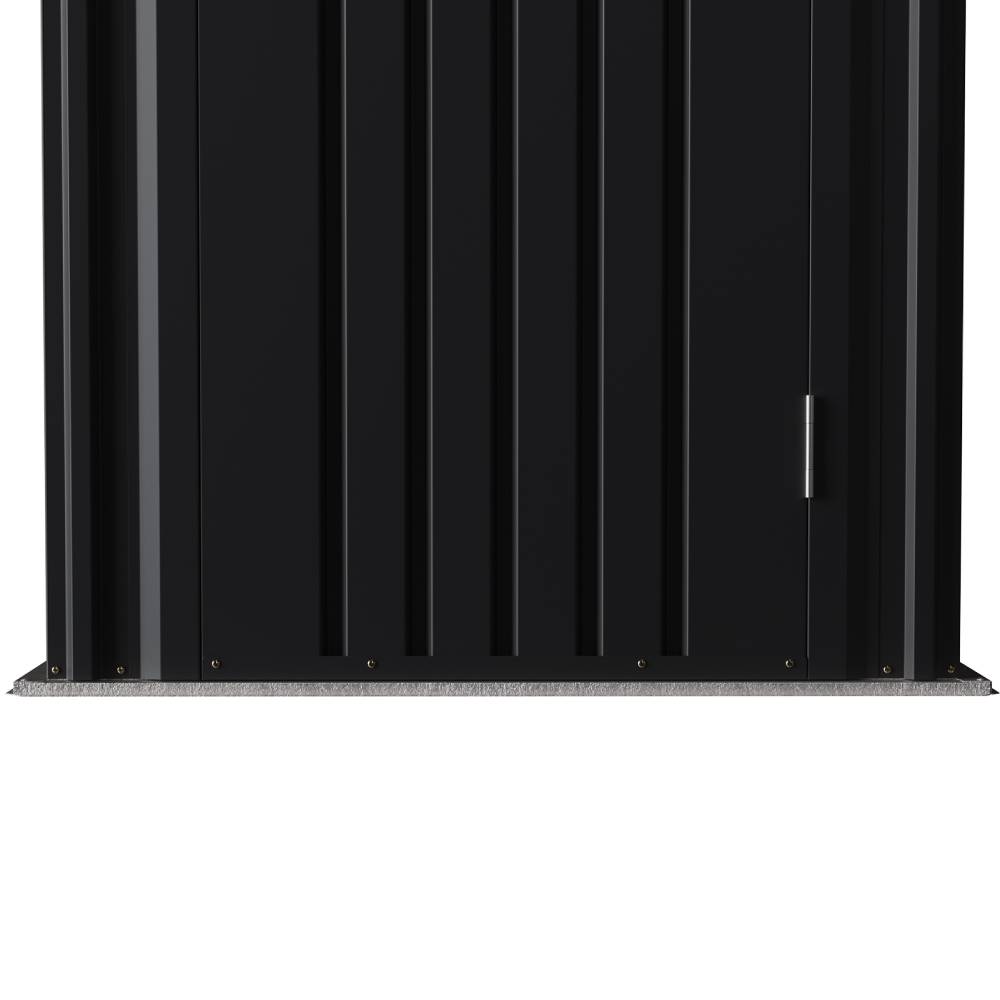 4x4 Ft Metal Apex Roof Garden Tool Storage Shed
