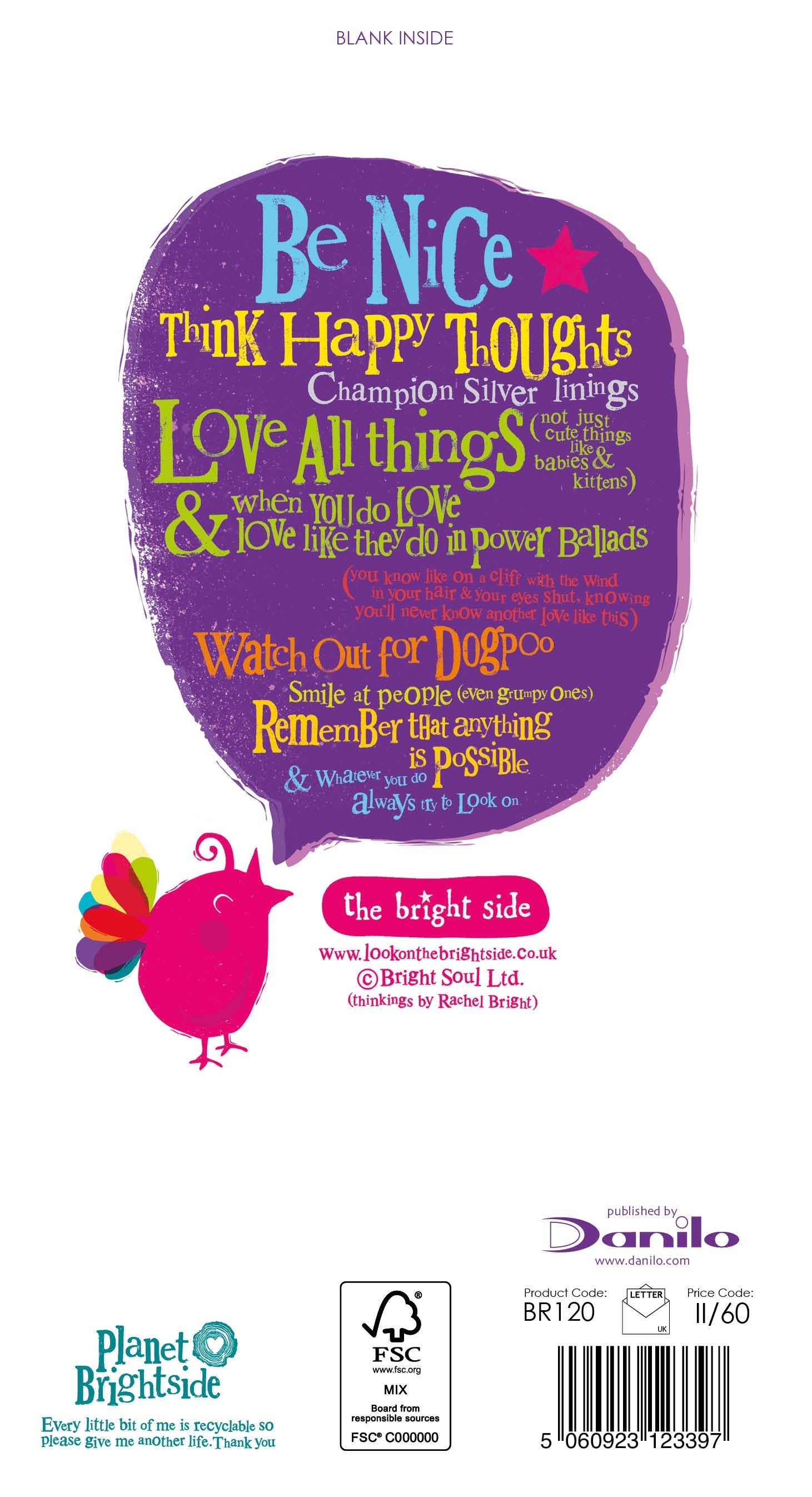 Brightside Age 6 Birthday Card Official Product