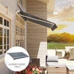 Replacement Canopy For 3 X 2.5 M Awning (Fabric Only) | Gray