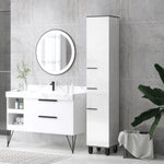Bathroom Cabinet With Adjustable Shelves, Double Doors