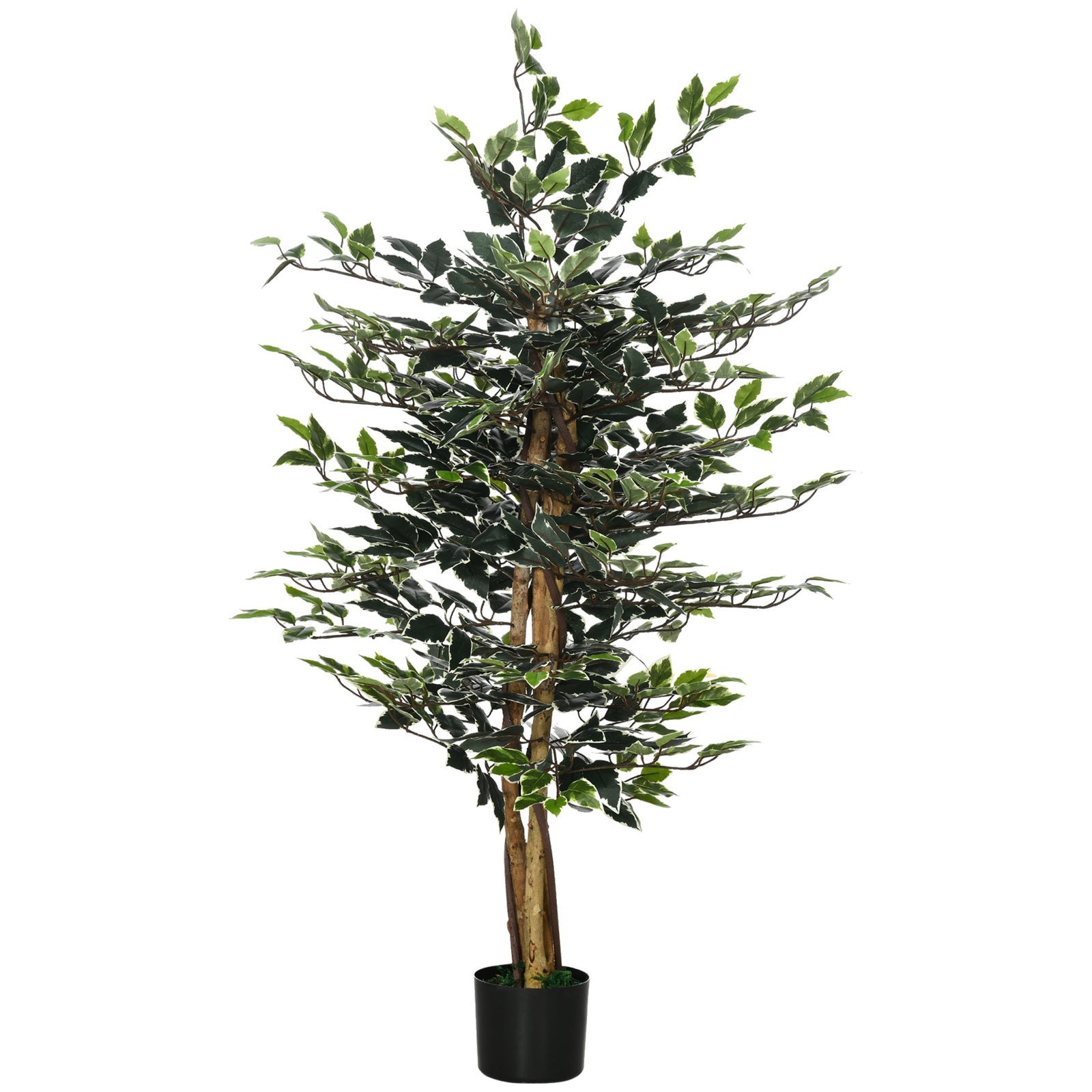 Artificial 130cm Ficus Tree With Lifelike Leaves