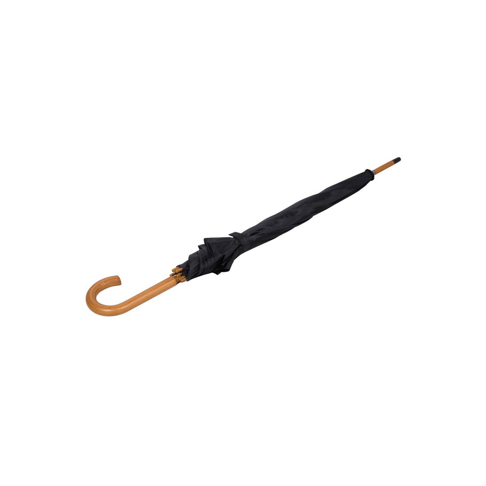Plain Stick Umbrella | One Size | Black