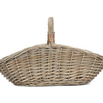 Wicker Antique Wash Harvesting Trug Baskets | Small