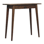 Artisan Furniture Solid Wood Nordic Writing Desk In Classic Grey