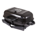 Portable Charcoal Bbq Grill – Outdoor Patio & Camping Stove With Large Cooking Area, Adjustable Charcoal Pan, Black