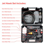 Jet Hawk Cordless Portable Pressure Washer | Red