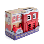 Fire Station Playset, Made From 100% Recycled Plastic