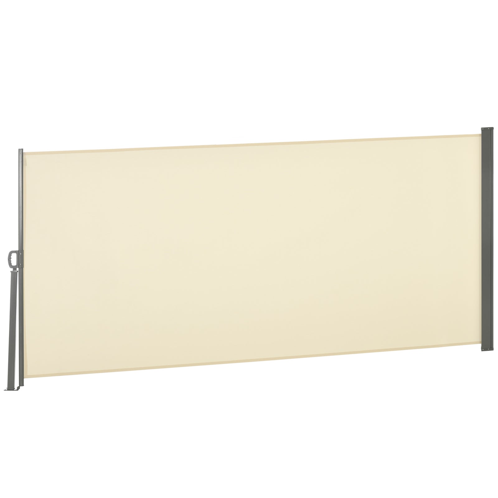 Retractable Sun Side Awning Screen | Small | Cream