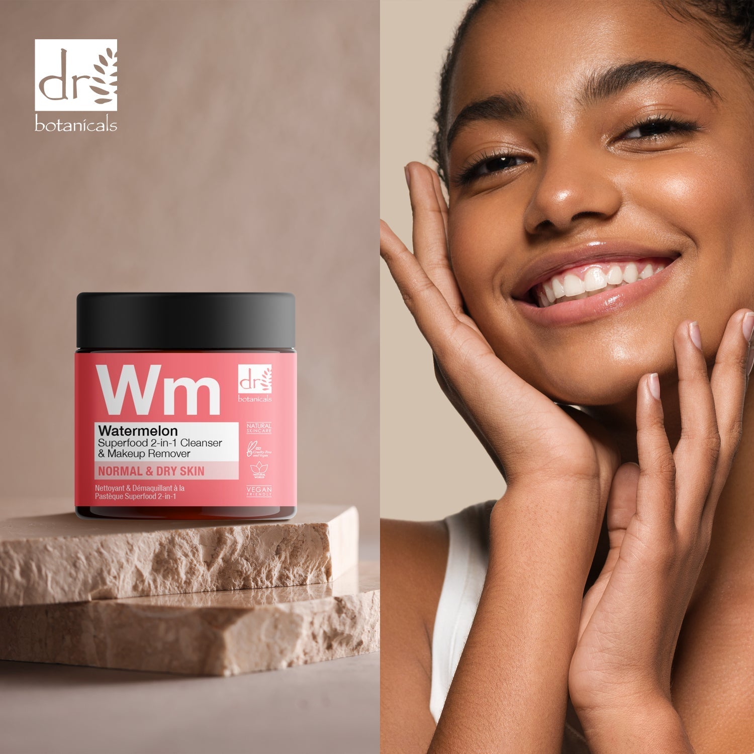 Watermelon Superfood Anti-ageing 2-in-1 Cleanser & Makeup Remover 60ml