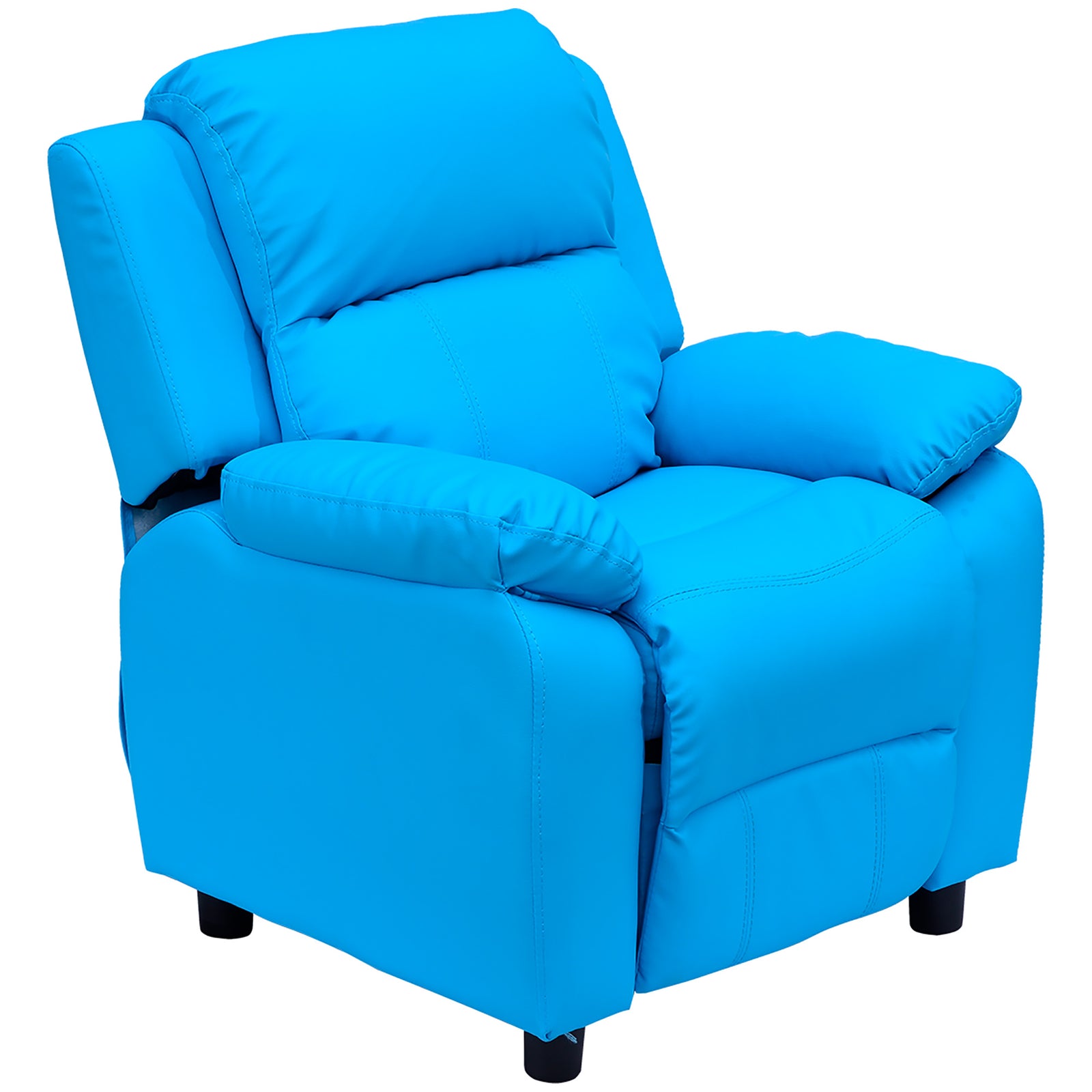 Kids Recliner Armchair Game Chair Sofa Children Seat In Pu Leather | Blue