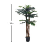 180cm H Large Artificial Palm Tree Fake Plant In Pot