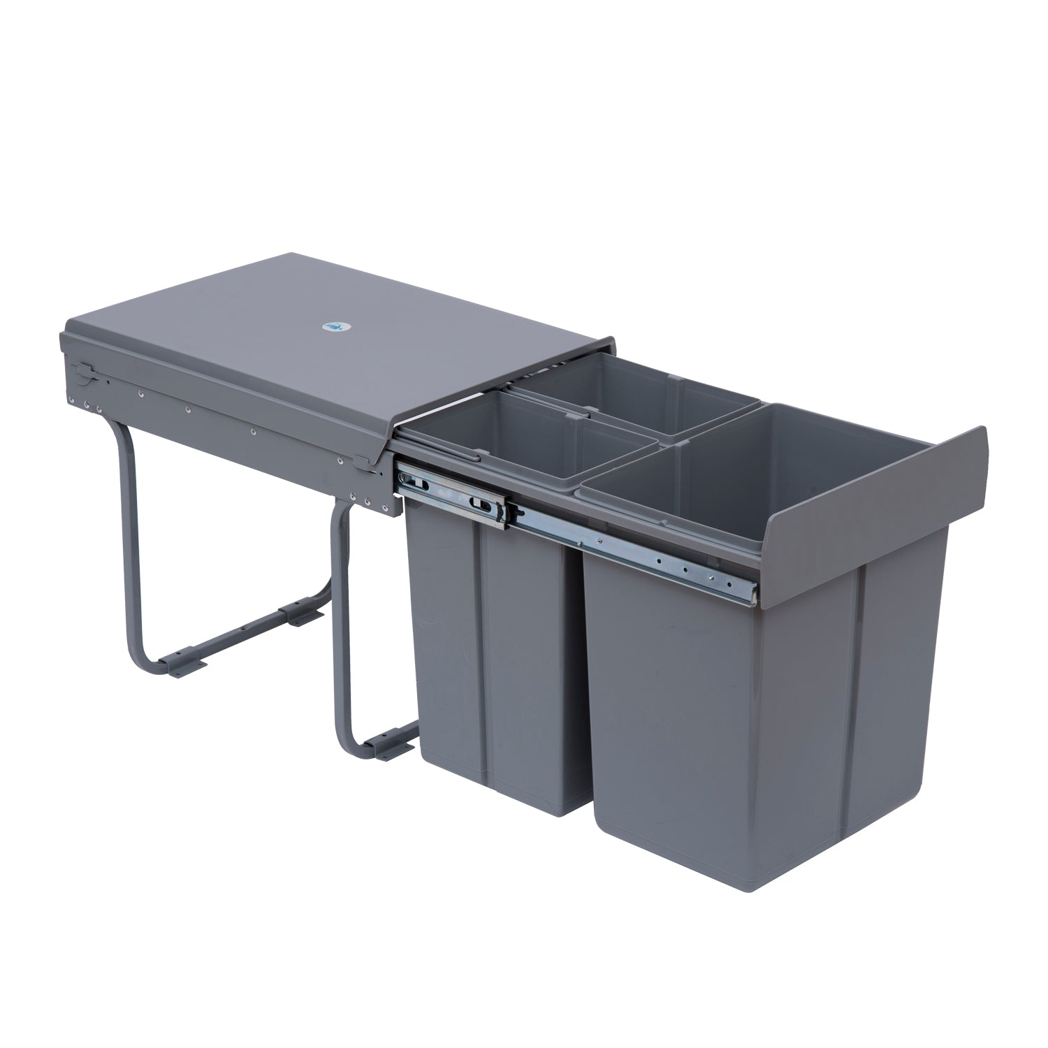 40l Recycle Waste Bin Kitchen Recycle Waste Bin Pull Abs