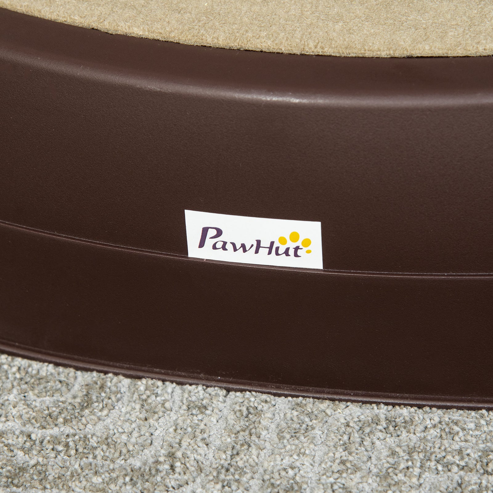 Foldable Pet Stairs 3 Steps With Non-slip Mats For Small Dogs | Brown