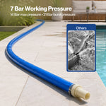 Hose Pipe 1 Inch Reinforced Pvc 20m For Home Pool Drainage Pump Blue | Blue