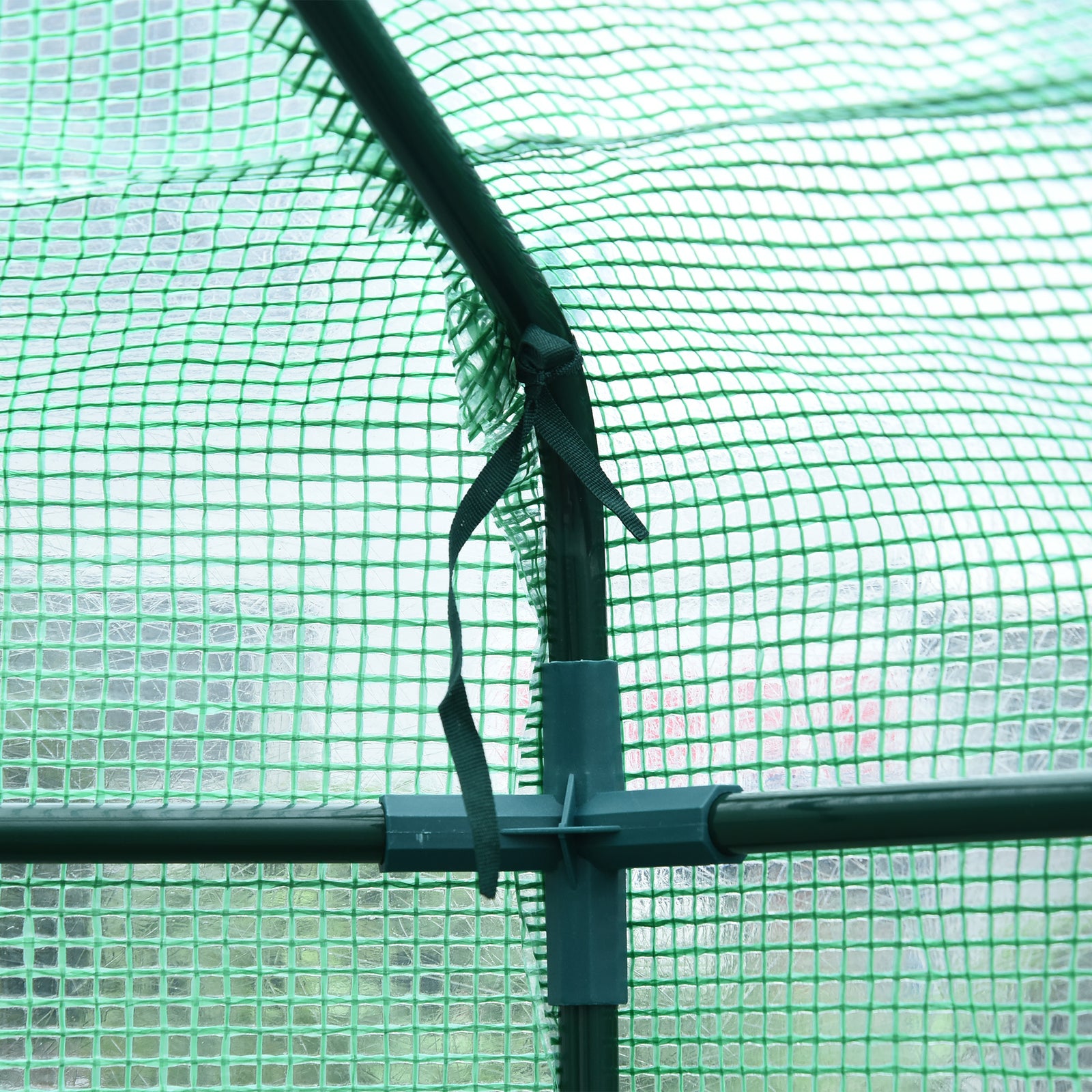 Hexagon Walk-in Greenhouse With Zipper Door
