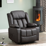 Sheridan Dual Motor Electric Riser Recliner With Massage And Heat | Brown