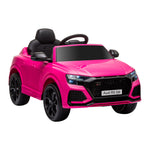 Audi Rs Q8 6v Kids Electric Ride On Car Toy W/ Remote Control | Pink