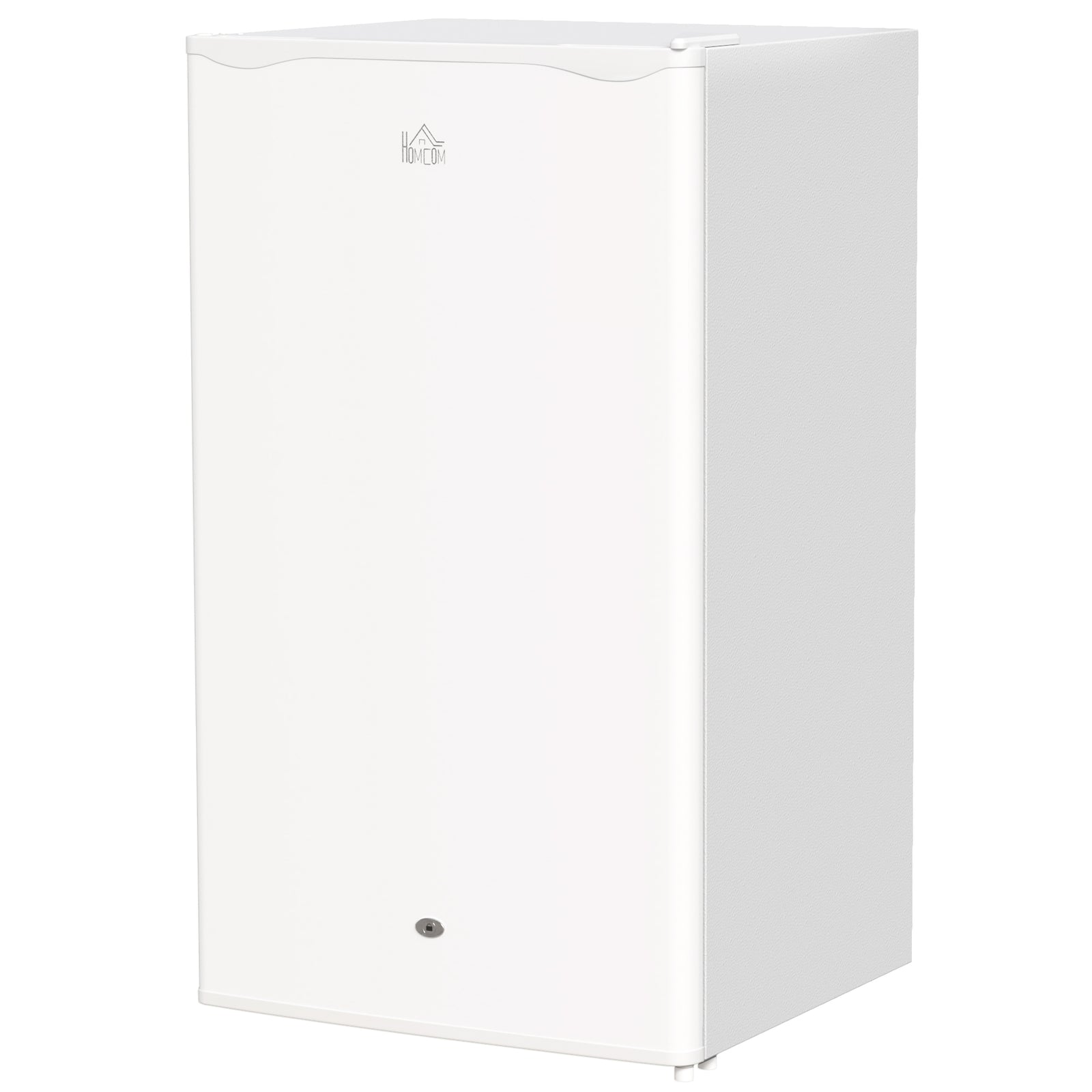 91l Freestanding Under Counter Fridge Silver With Lock | One Size | White