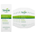 12 X 125ml Kind To Skin 12h Moisturisation Replenishing Rich Moisturiser | Set of 12 | White