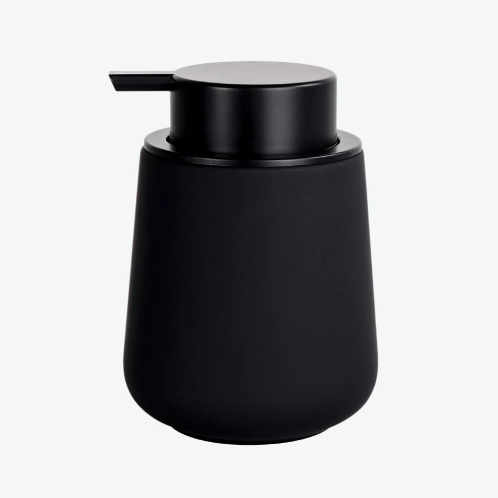 Soap Dispenser Liquid Rubber Paint Recycled Ceramic | Black