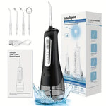 Dyzi Cordless Water Flosser – Rechargeable Oral Irrigator With 4 Modes  Usb Charging