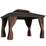 3x3.7m Outdoor Hardtop Gazebo