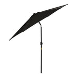 2.6m Patio Umbrella With Tilt Crank | Black