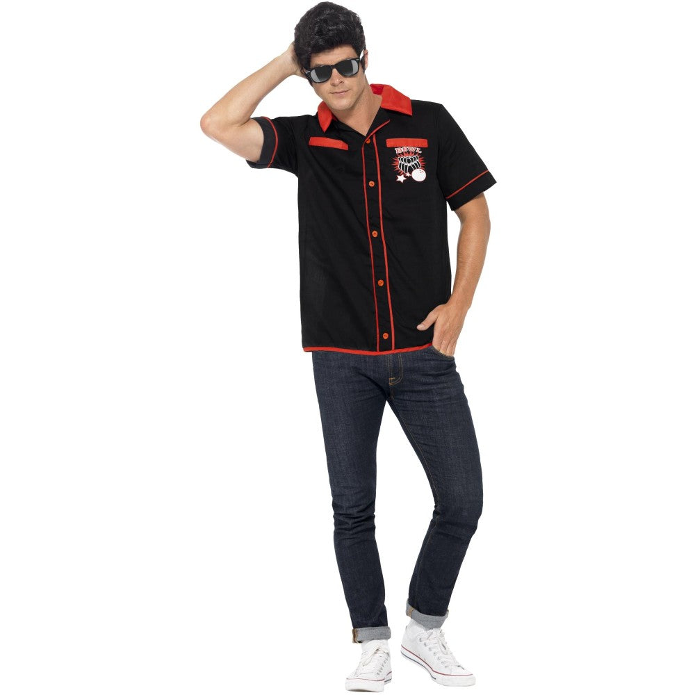 50s Bowling Shirt | Medium