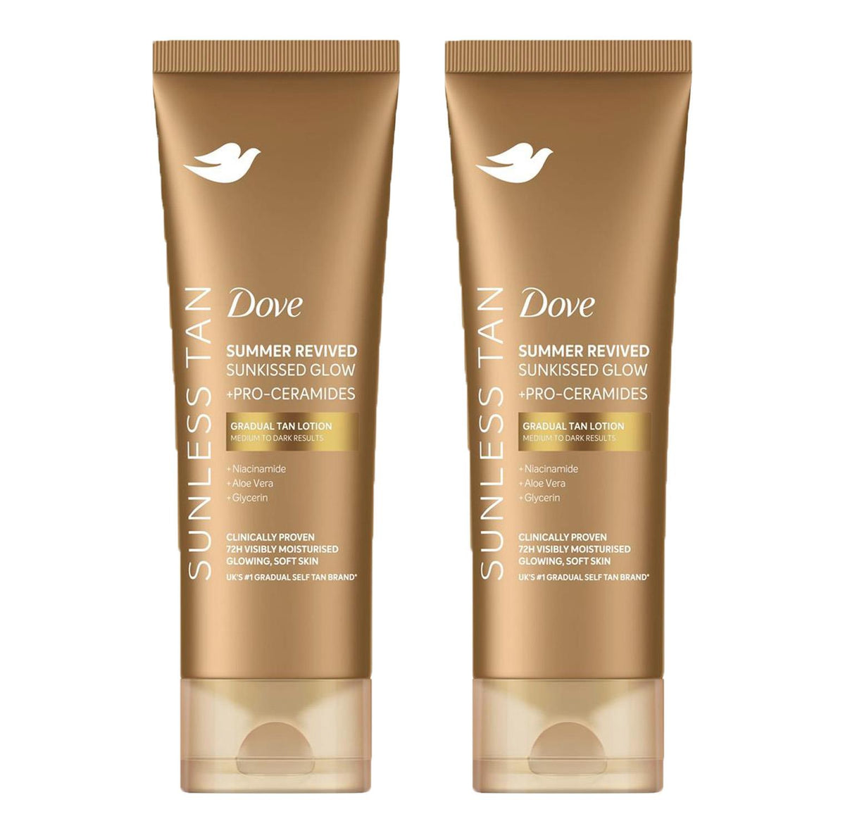 Dermaspa Summer Revived Medium To Dark Body Lotion, 2 X 200ml | Set of 2