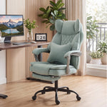 Big And Tall Office Chair With Lumbar Support | Light Blue