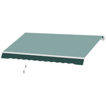 2.5x2m Garden Patio Manual Awning | Green