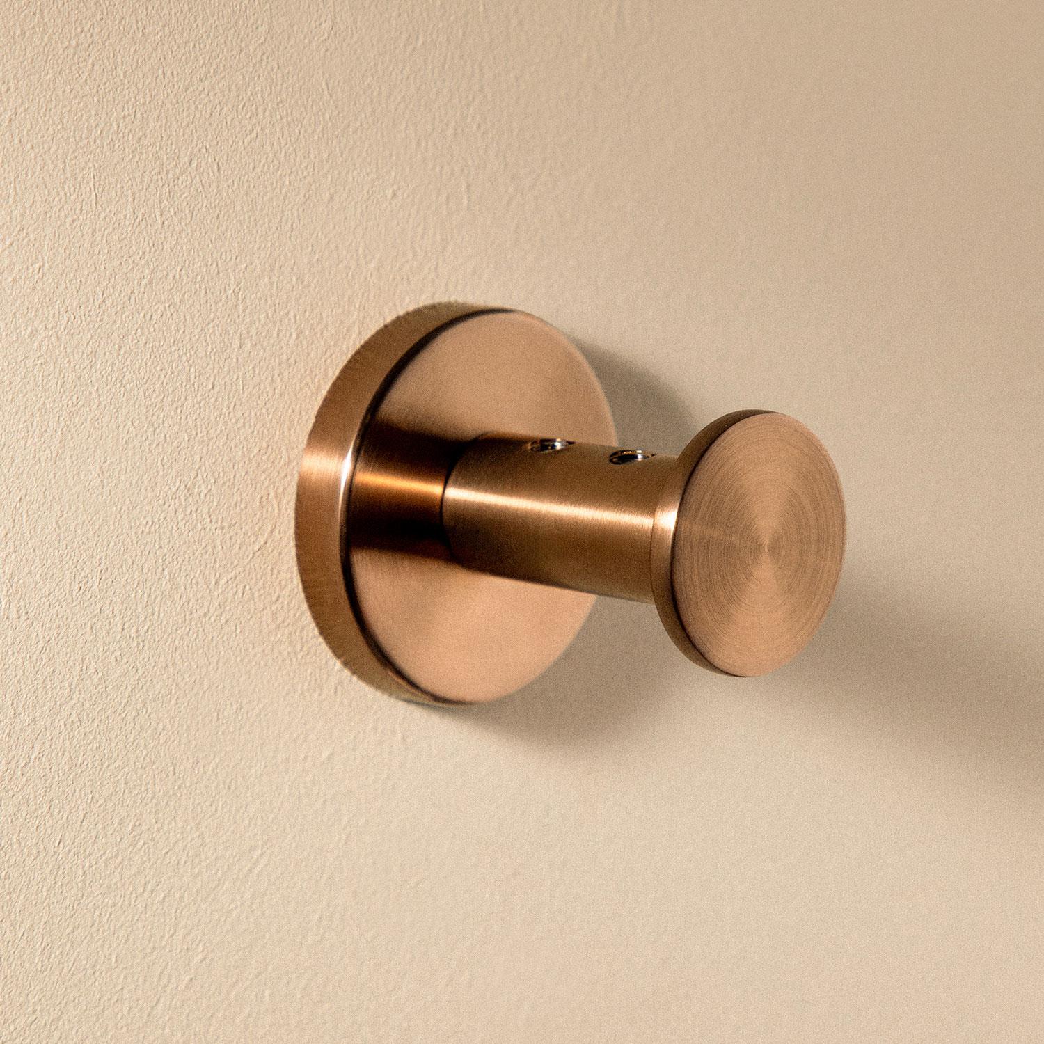 Towel Hook, Robe Hook, Coat Hook, Copper Pvd, Architect S+ Collection