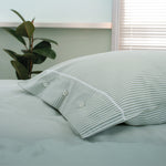 Southport Green 100% Cotton Cuffed Finish Duvet Cover Set | King | Green