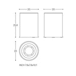 Bathroom Bin, 5l, Easy Bag Fixing, White Stainless Steel Geyser Collection
