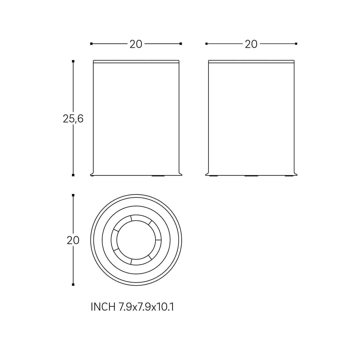 Bathroom Bin, 5l, Easy Bag Fixing, White Stainless Steel Geyser Collection
