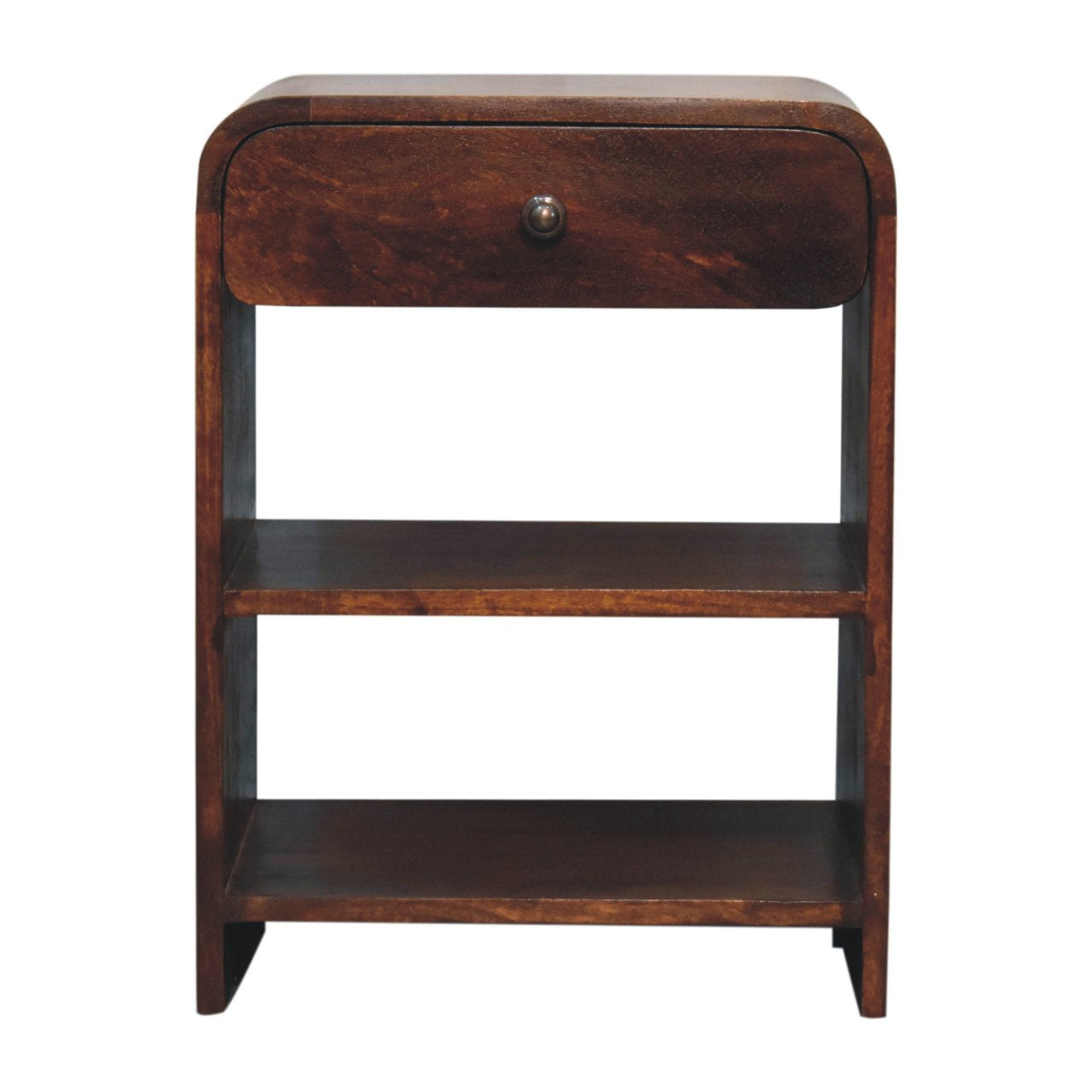 Solid Wood Aspen Open Bedside